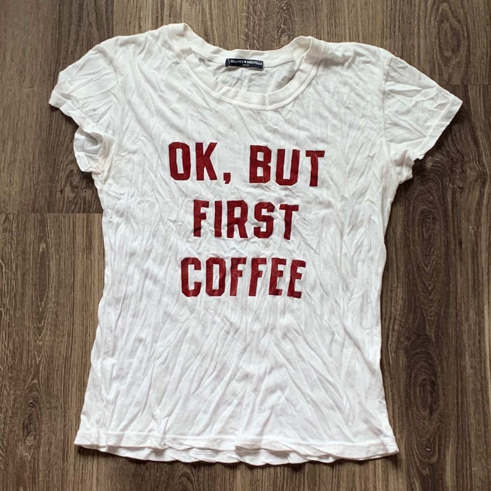 Brandy Melville Coffee Tee